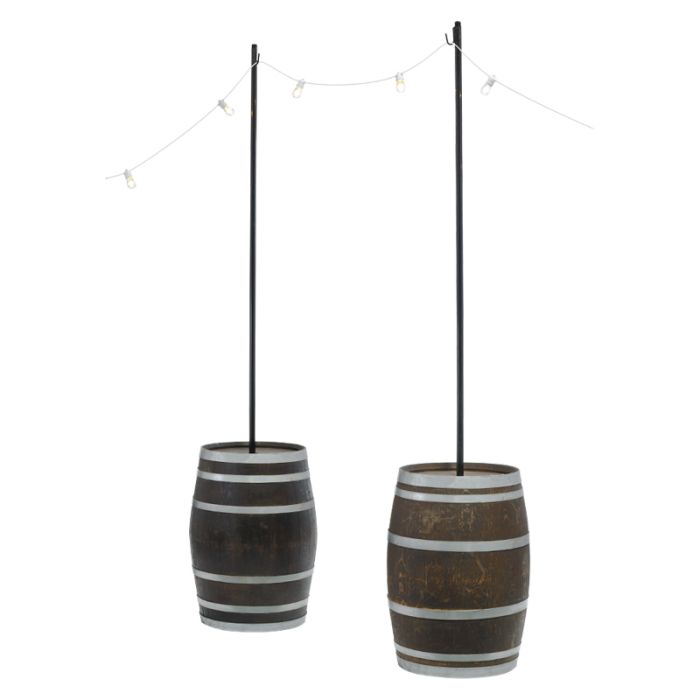 Wine Barrel Light Post - Jashan Services