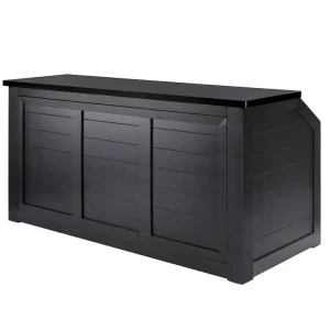 7' Black Portable Folding Bar