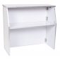 Portable Bar 4ft White Back-406x516