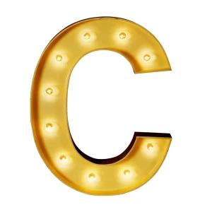 Marquee Letter “C”